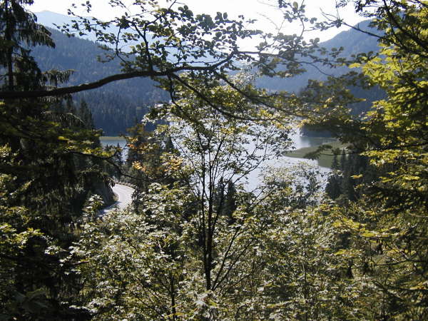 Blick auf den Spitzingsee