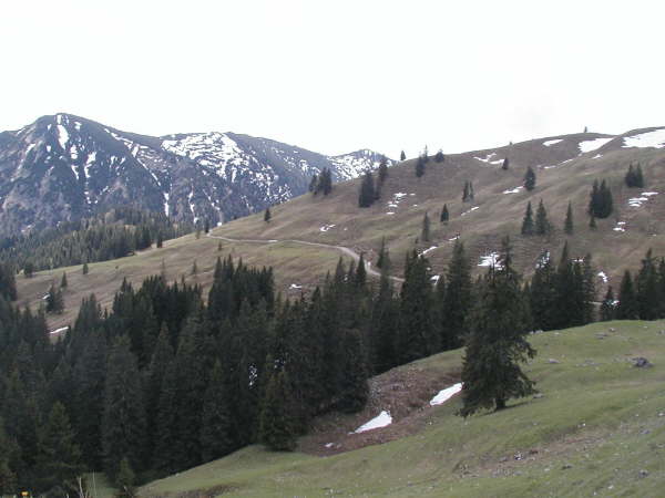 Blick zum Hirschtalsattel