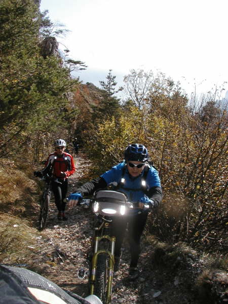 Kurze Schiebepassage