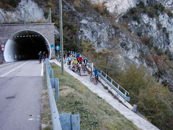 Abzweig auf die Alte Ponale Stra�e