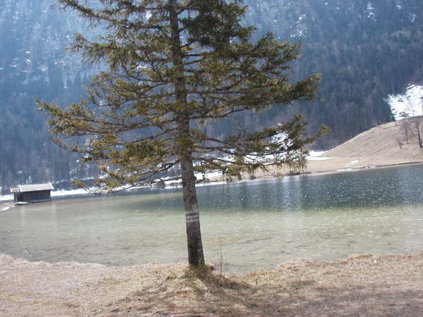 Am Ferchensee angekommen