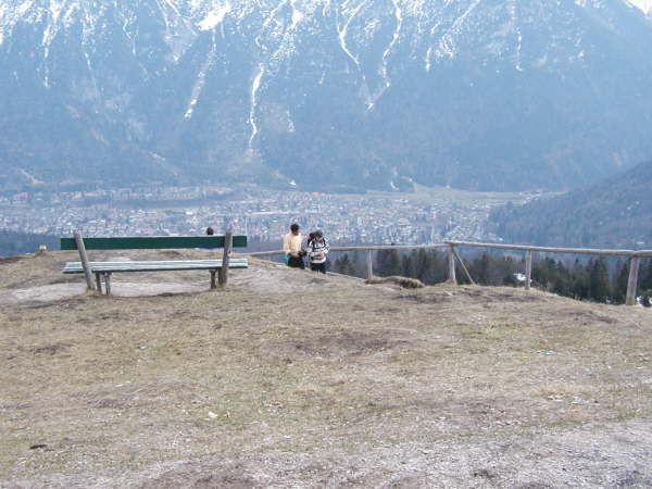 Blick auf Mittenwald