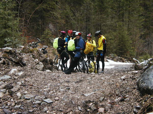 Warten auf den Rest der Gruppe
