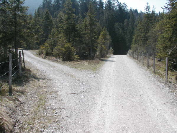 Abzweigung zur Fischbachalm, Soiernhaus