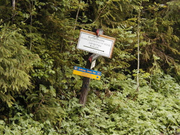 Richtung Gufferthtte