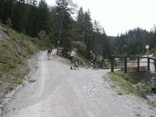 Abzweigung Eppzirler Alm