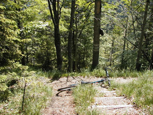 Am Ende der Schiebestrecke nach rechts fahren