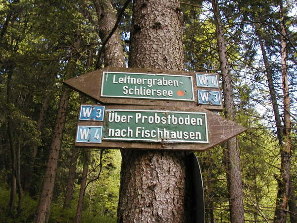 Richtung Leitnergraben - Schliersee