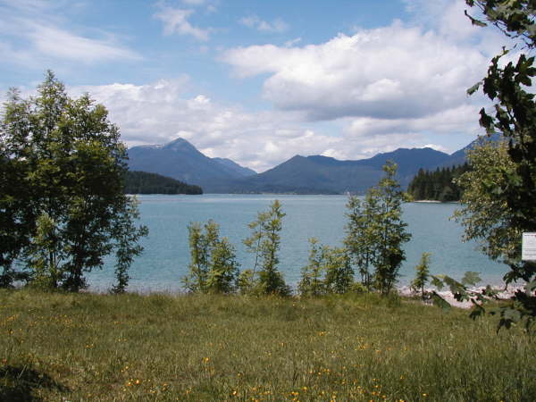 Blick auf den Walchensee