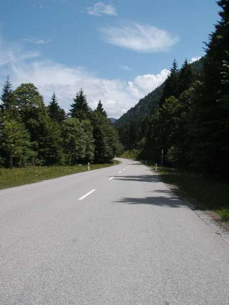 Auf der Bundesstrae