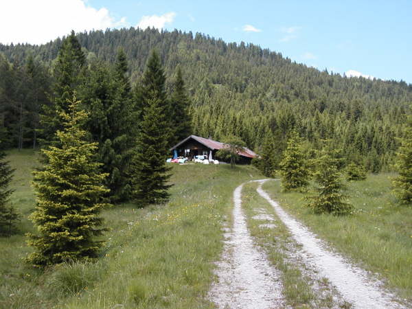 Vorbei an der Reiser Alm