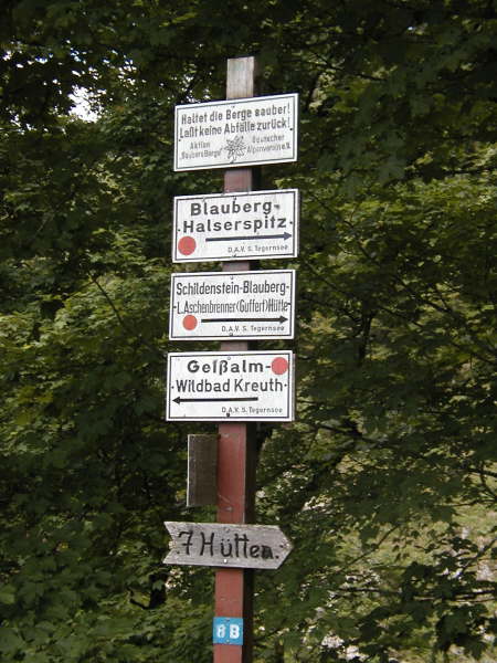 Weiter Richtung Geialm, Wildbad Kreuth