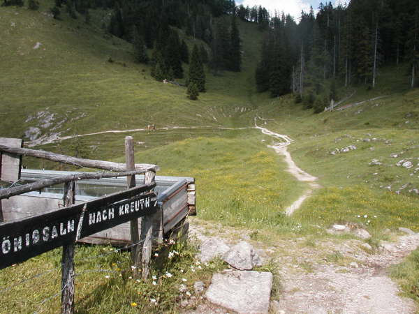 Weiter nach Kreuth fahren