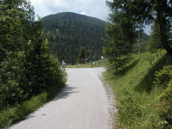 rechts Richtung Elendgraben abbiegen