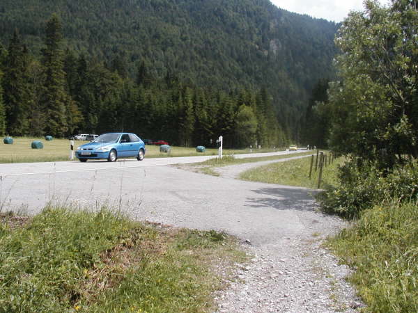 Mndung an der Bundesstrae