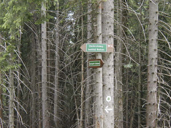 Richtung Stockeralmweg, Josephstal, Neuhaus