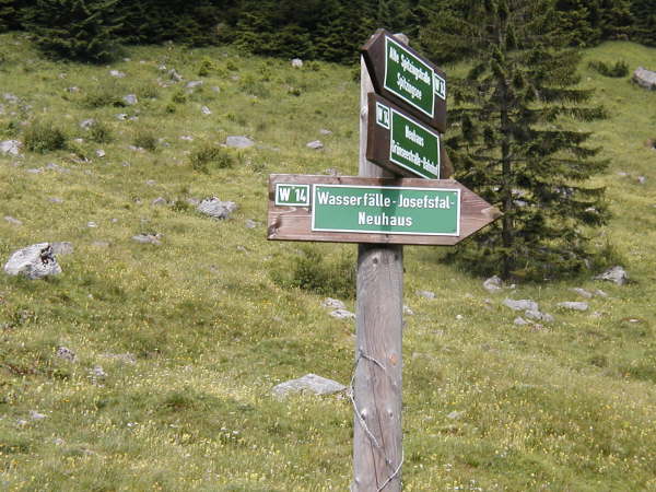 Richtung Wasserflle Josefstal, Neuhaus