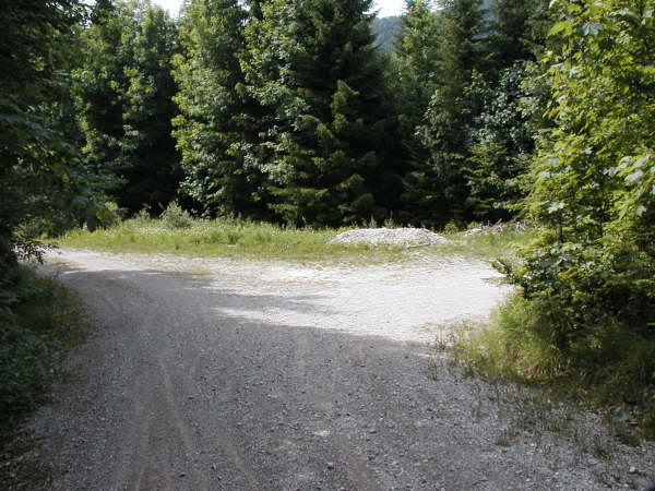 Scharf rechts abzweigen