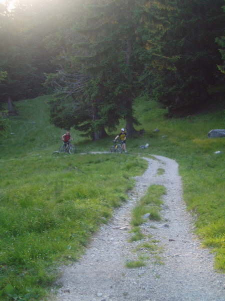 weiter steil bergauf