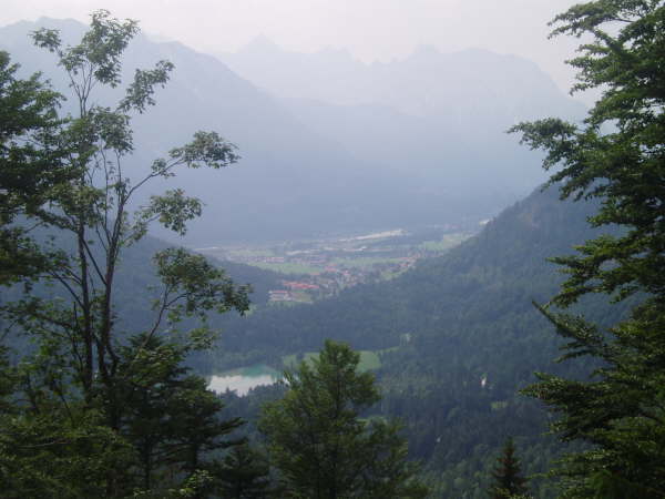 Blick nach Wallgau