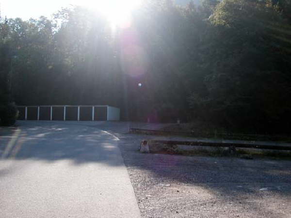 Am hinteren Ende bergauf fahren