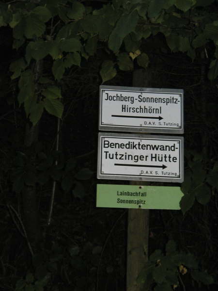 Richtung Jochberg-Sonnenspitz-Hirschhrnl