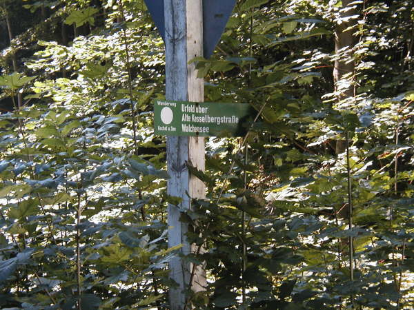 Richtung Urfeld ber alte Kesselbergstrae