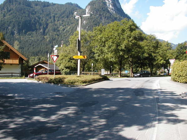 Mndung an der Hauptstrae