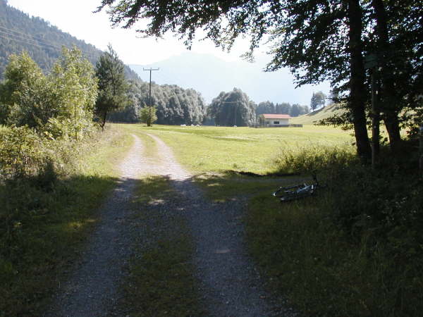 Rechts Richtung Notkarspitze abbiegen