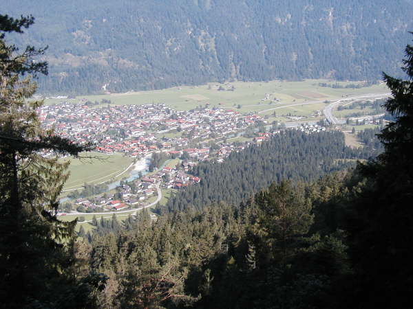 Blick auf Oberau