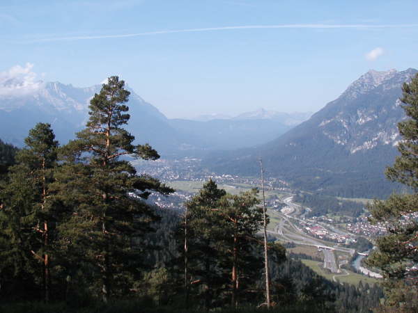 Blick auf Garmisch