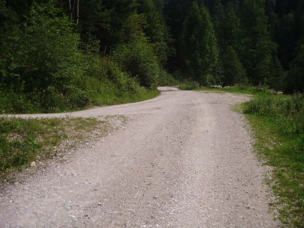 Mndung am Anfahrtsweg