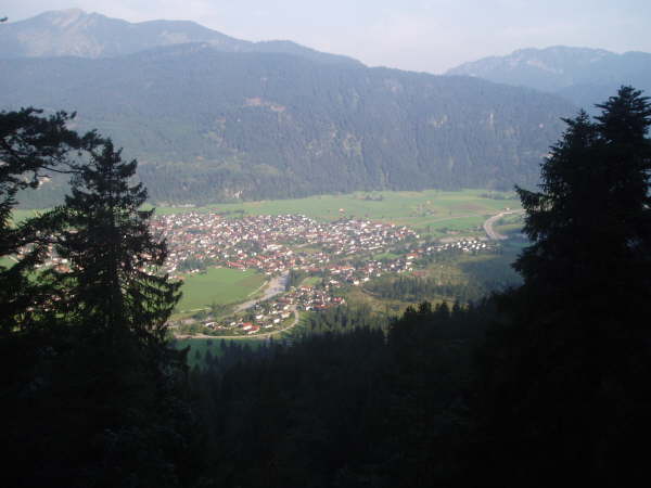 Blick auf Farchant