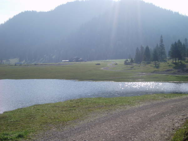 Blick zur Esterbergalm