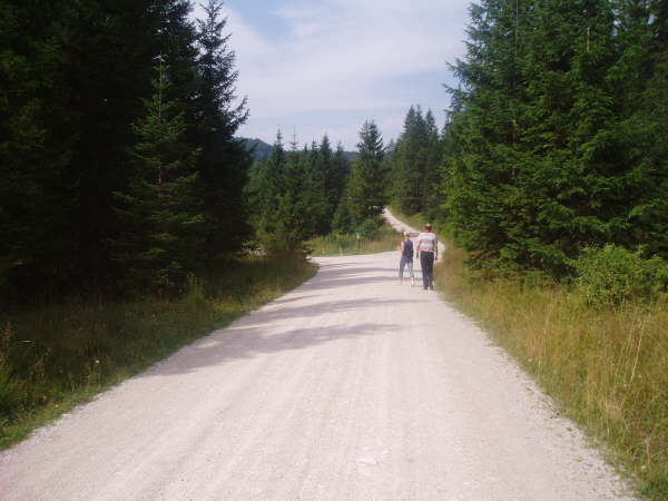 Links weiter Richtung Elmau