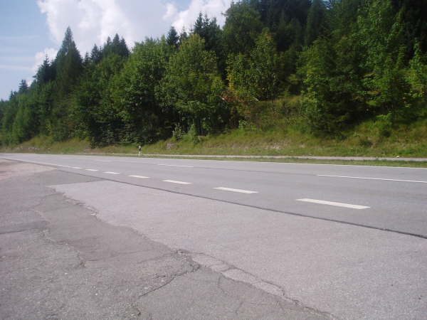 Mndung an der Bundesstrae