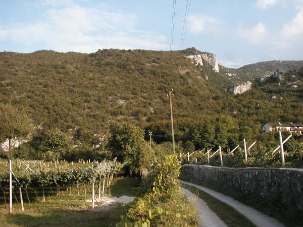 Blick zurck zur Abfahrt