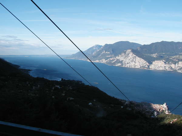 Blick auf den See von der Mittelstation
