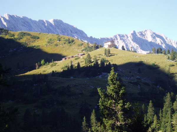 Blick zum Schachenhaus