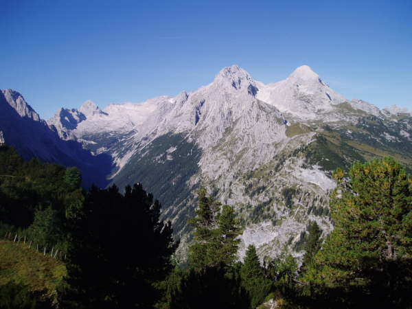 Blick zur Zugspitze