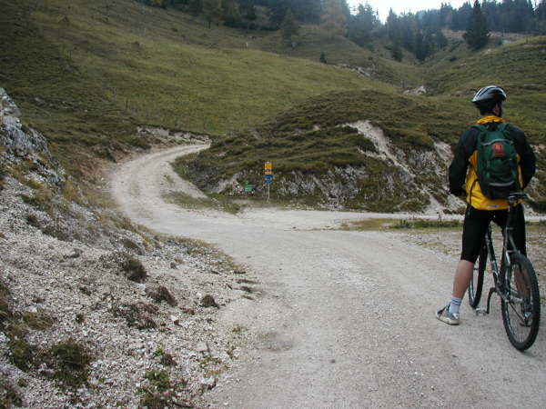 Wegekreuzung bei den Kglalmhtten