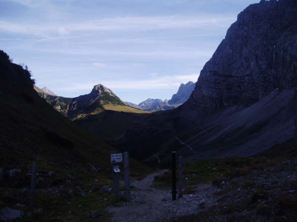 Hier geht es sp�ter bergab