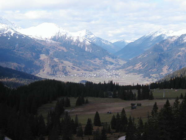 Blick ins Tal nach Ehrwald