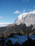 Blick zurck zur Zugspitze